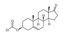 3β-chlorocarbonyloxy-androst-5-en-17-one Structure