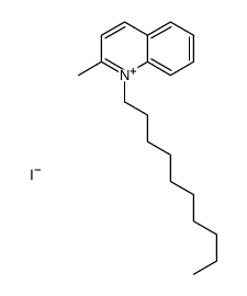 1-decyl-2-methylquinolin-1-ium,iodide Structure