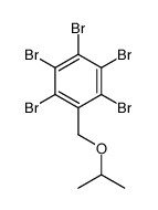 1,2,3,4,5-pentabromo-6-(propan-2-yloxymethyl)benzene结构式