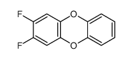 2,3-difluorodibenzo-p-dioxin Structure