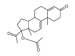 17-hydroxypregna-4,9(11)-diene-3,20-dione 17-acetate Structure