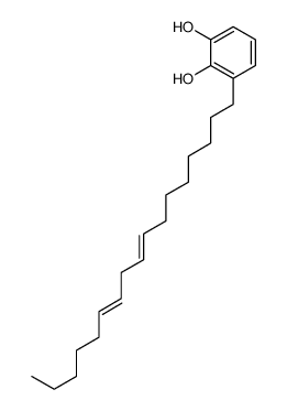 3-heptadeca-8,11-dienylbenzene-1,2-diol Structure