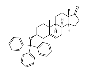3β-trityloxy-androst-5-en-17-one结构式