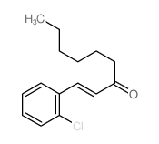 (E)-1-(2-chlorophenyl)non-1-en-3-one结构式