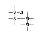 chloro-[[dimethyl(trimethylsilyl)silyl]-dimethylsilyl]-dimethylsilane结构式