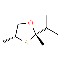 1,3-Oxathiolane,2,4-dimethyl-2-(1-methylethyl)-,cis-(9CI)结构式