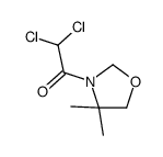 Oxazolidine, 3-(dichloroacetyl)-4,4-dimethyl- (9CI)结构式