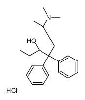 (3S,6S)-6-(dimethylamino)-4,4-diphenylheptan-3-ol,hydrochloride结构式