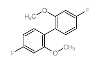 1,1'-Biphenyl,4,4'-difluoro-2,2'-dimethoxy-结构式