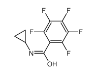 Benzamide, N-cyclopropyl-2,3,4,5,6-pentafluoro- (9CI) structure