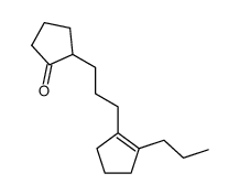 2-(3-(2-propylcyclopent-1-en-1-yl)propyl)cyclopentan-1-one Structure