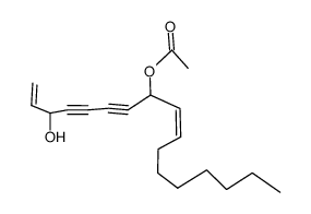 8-O-acetylfalcarindiol Structure