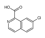 7-chloroisoquinoline-1-carboxylic acid Structure