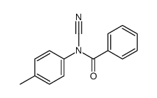 N-cyano-N-(4-methylphenyl)benzamide Structure