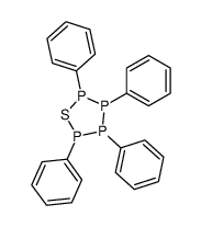 2,3,4,5-tetraphenyl-1,2,3,4,5-thiatetraphospholane结构式
