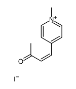 (E)-4-(1-methylpyridin-1-ium-4-yl)but-3-en-2-one,iodide Structure