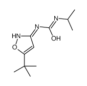 1-(5-tert-butyl-1,2-oxazol-3-yl)-3-propan-2-ylurea结构式