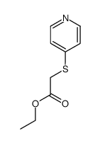 Acetic acid, (4-pyridinylthio)-, ethyl ester (9CI) structure