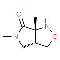 6H-Pyrrolo[3,4-c]isoxazol-6-one,hexahydro-5,6a-dimethyl-,(3aR,6aR)-rel- Structure