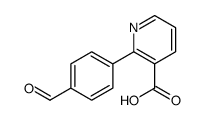 2-(4-formylphenyl)pyridine-3-carboxylic acid Structure