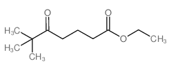 Ethyl 6,6-dimethyl-5-oxoheptanoate结构式