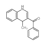 (4-methyl-1,4-dihydroquinolin-3-yl)-phenyl-methanone结构式