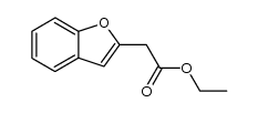 benzofuran-2-yl-acetic acid ethyl ester Structure