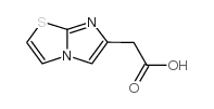 咪唑并[2,1-b]噻唑-6-基乙酸结构式