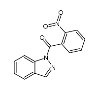 1-(2-nitro-benzoyl)-1H-indazole Structure