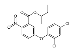 butan-2-yl 5-(2,4-dichlorophenoxy)-2-nitrobenzoate Structure