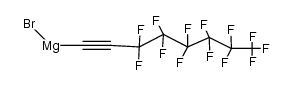 perfluoro-1-octynylmagnesium bromide结构式