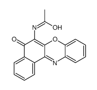 N-(5-oxobenzo[a]phenoxazin-6-yl)acetamide结构式