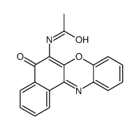 N-(5-oxobenzo[a]phenoxazin-6-yl)acetamide Structure