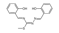 bis(salicylaldehyde) S-methylisothiosemicarbazone Structure