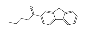 1-fluoren-2-yl-pentan-1-one结构式