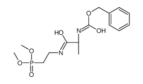 N-CBZ-L-ALANYL-D-1-AMINOETHYLPHOSPHONIC ACID DIMETHYL ESTER)结构式