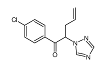 1-(4-chlorophenyl)-2-(1,2,4-triazol-1-yl)pent-4-en-1-one Structure