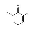 2-iodo-6-methyl-2-cyclohexen-1-one结构式