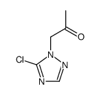 1-(5-chloro-1,2,4-triazol-1-yl)propan-2-one结构式