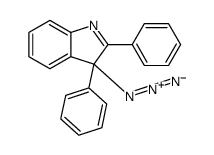 3-azido-2,3-diphenylindole Structure