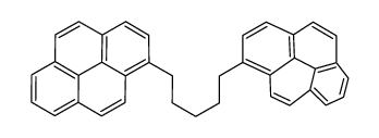 1-(5-pyren-1-ylpentyl)pyrene Structure