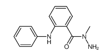 2-Phenylamino-benzoic acid N-methyl-hydrazide Structure