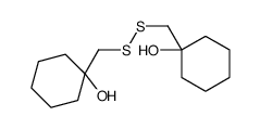 1-[[(1-hydroxycyclohexyl)methyldisulfanyl]methyl]cyclohexan-1-ol结构式