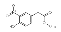 Methyl 2-(4-hydroxy-3-nitrophenyl)acetate Structure