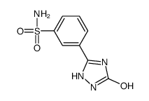3-(5-oxo-1,2-dihydro-1,2,4-triazol-3-yl)benzenesulfonamide Structure
