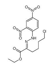 ethyl 6-chloro-2-[(2,4-dinitrophenyl)hydrazinylidene]hexanoate结构式