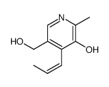 4-(1-trans-Propenyl)-α4-norpyridoxol结构式