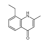 8-ethyl-2-methyl-1H-quinolin-4-one结构式