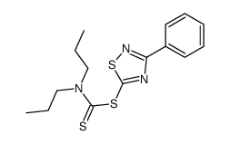 (3-phenyl-1,2,4-thiadiazol-5-yl) N,N-dipropylcarbamodithioate Structure