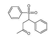 4-(benzenesulfonyl)-4-phenylbutan-2-one Structure